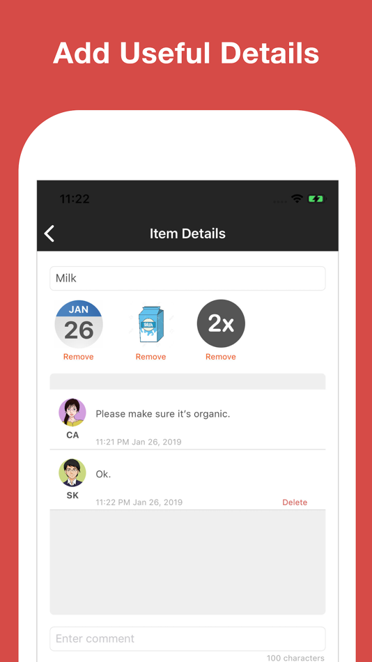 #5. Listington: Simple To-Do Lists (iOS) Podle: Anzytron, LLC