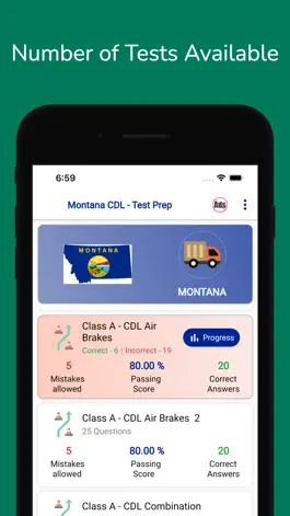 Game screenshot Montana CDL Permit Practice hack