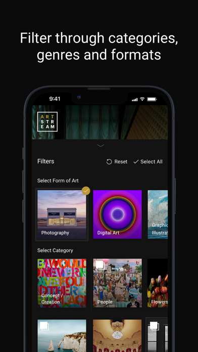 ARTSTREAM - Art on TV Screenshot