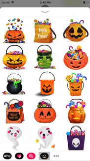 horror halloween stickers iphone screenshot 3