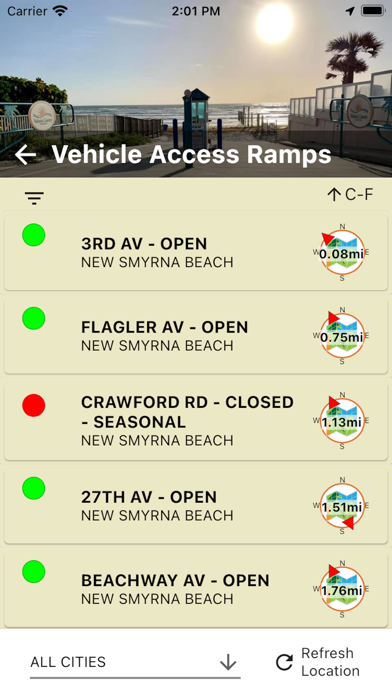 Volusia County Beaches Screenshot