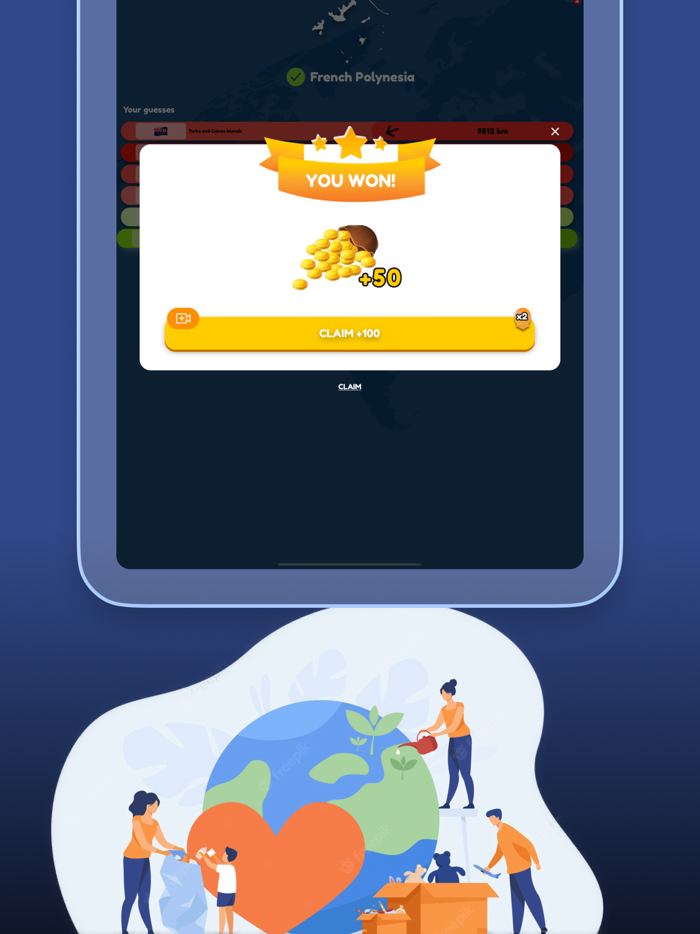 Worldle Geography Daily Guess