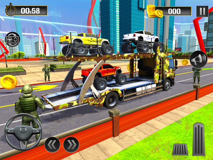 Army Vehicle Truck Driving Sim