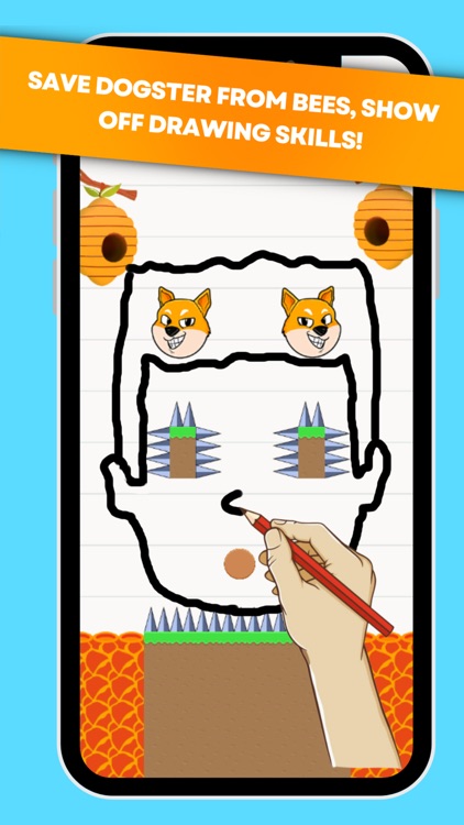 Save the Dogster- Draw to Save screenshot-3