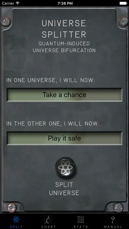 Universe Splitter screenshot 1 of 4