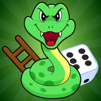 ヘビとはしごの古典的なボードゲーム