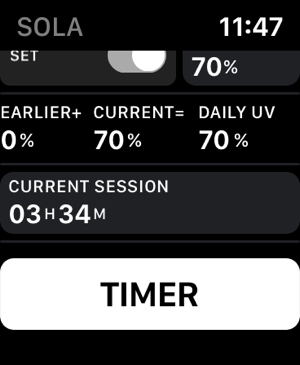 ‎Sola: Sun UV & Vitamin D Timer Capture d'écran