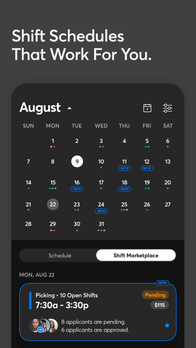 Shyft - Shift Swap, Schedule Screenshot