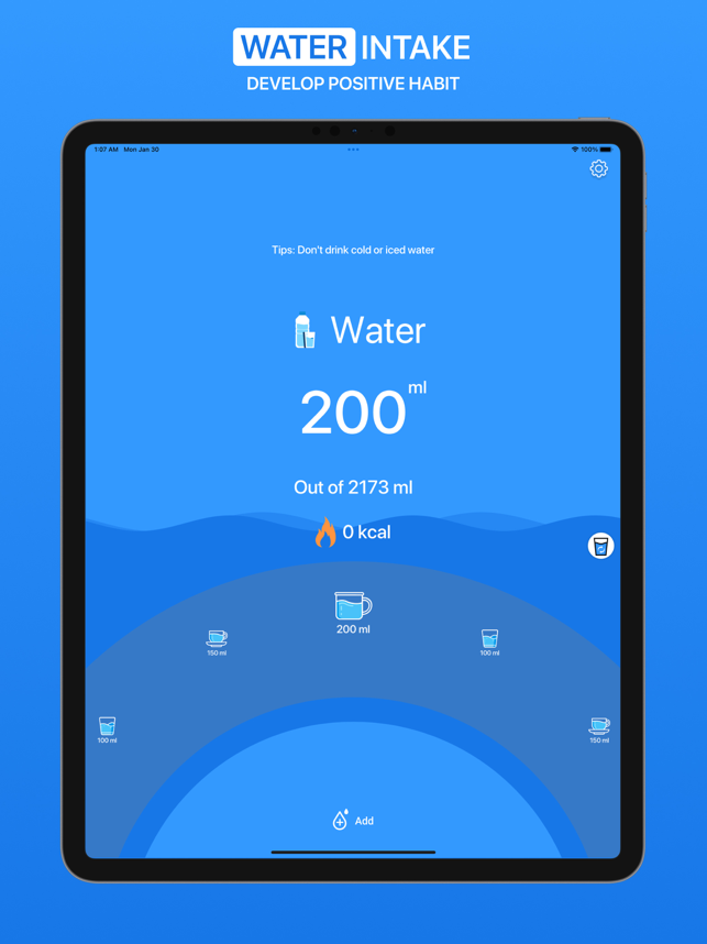 ‎Water Now: Daily Drink Tracker Screenshot