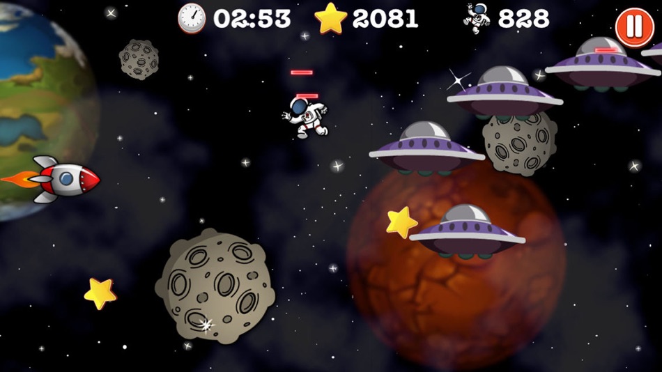 #4. Spaceship Joyride! (iOS) 由: Juan Casanueva