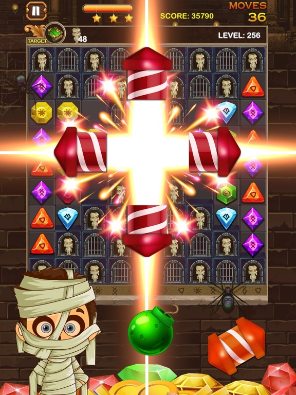 Jewel Ancient Treasure iPad screenshot 4 - Games app