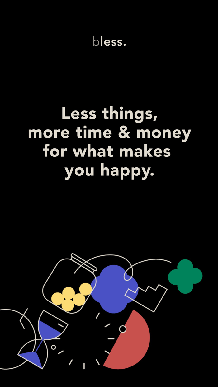 bless. minimal shopping habits