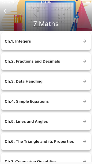Class 7 Maths Solutions Screenshot