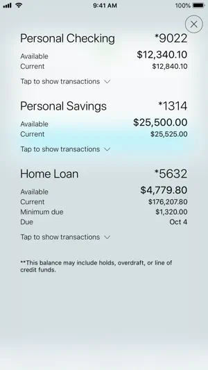 Black Hills FCU Mobile Banking screenshot 1