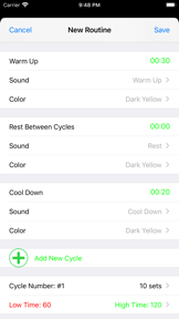 HIIT Interval Timer screenshot