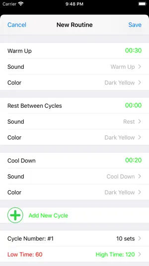 HIIT Interval Timer screenshot 2