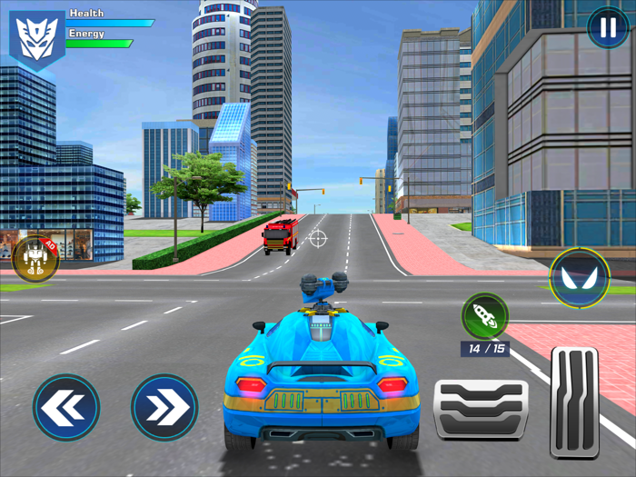 Flying Car Robot Fighting War