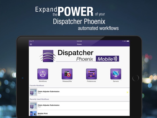 Dispatcher Phoenix Mobile iPad screenshot 5 - Productivity app