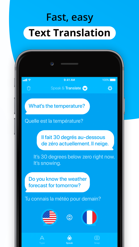 #5. Speak & Translate - Translator (iOS) 由: Mosaic S.r.l.