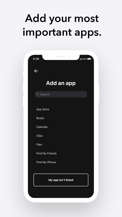 Blank Spaces App Screenshot