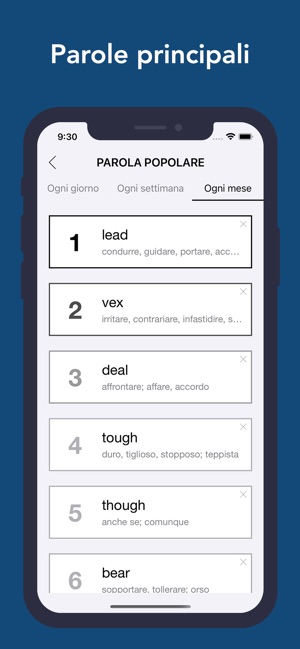 Vocabolario Italiano-Inglese su AppStore - iPhone Italia