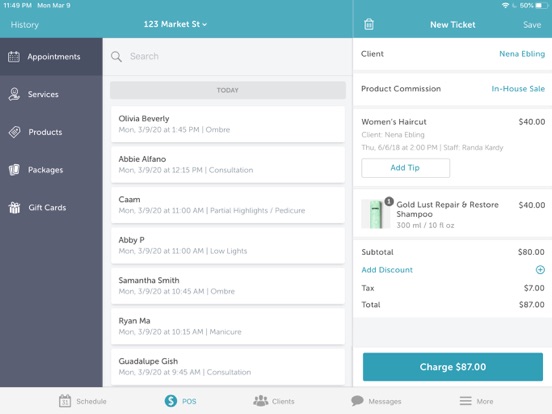 Screenshot #5 pour MyTime Scheduler for Merchants