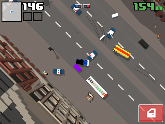 Smashy Road: Wanted 2 iPad app afbeelding 6