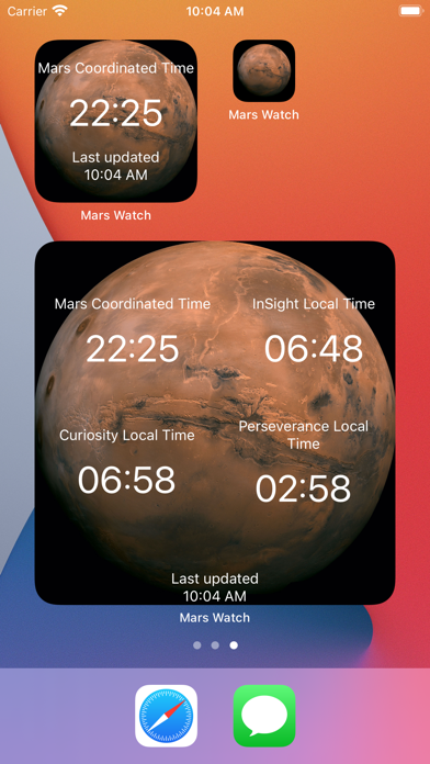 Mars Watch Screenshot
