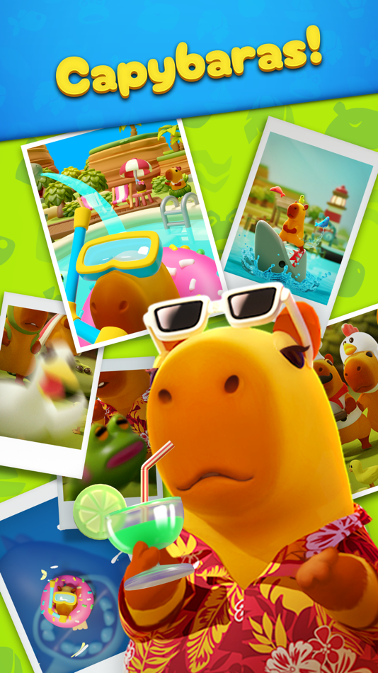 #4. Capybara Land: Match & Design (iOS) 由: CookApps
