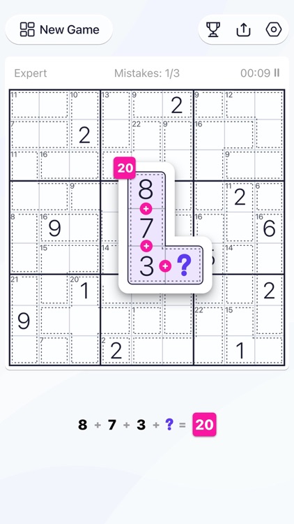 Killer Sudoku - Puzzle Games screenshot-4