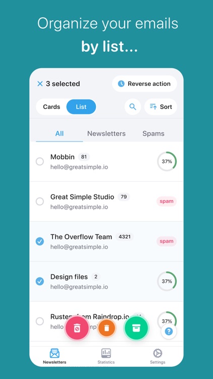 Cleanfox - Mail & Spam Cleaner screenshot-3