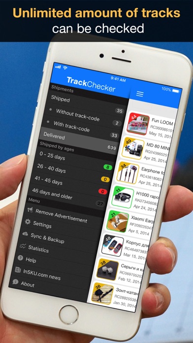 Screenshot #1 pour TrackChecker - Package Tracker