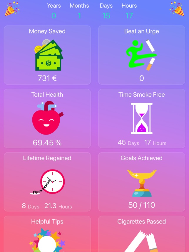 Easy Health Apps – Health & Fitness Apps – Calorie counter. Stop smoking.  Step counter & more.