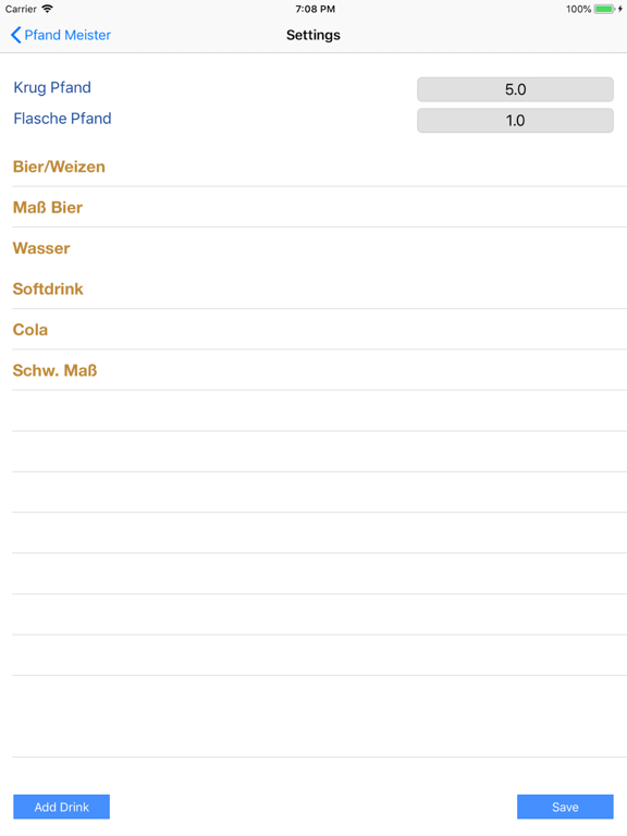 Screenshot #6 pour Pfand Meister