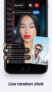aveola: random live video chat iphone screenshot 3