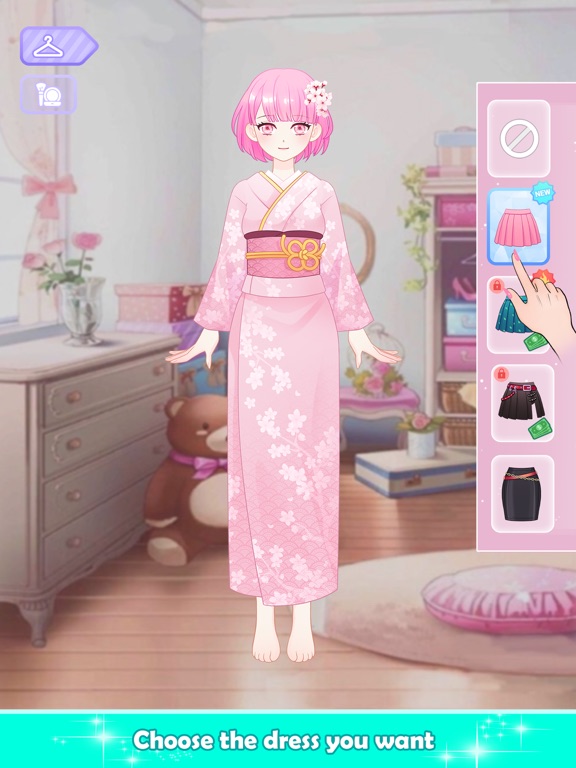 Screenshot #5 pour Anime Dress Up: Fashion Game