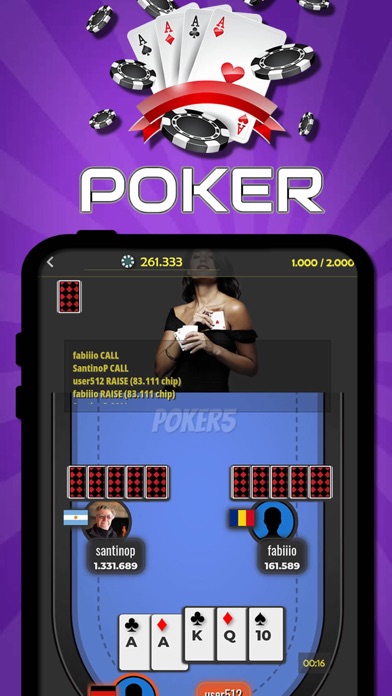 POKER: 5 Card & Texas & Omaha Screenshot