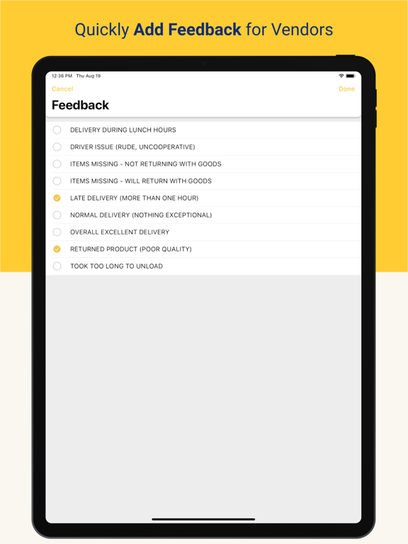 Crunchtime Reconciler iPad screenshot 5 - Business app
