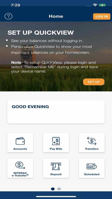 WestobaGO Mobile Banking App Screenshot