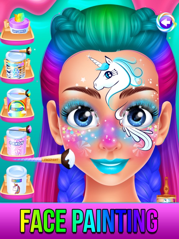 Screenshot #4 pour Rainbow Unicorn Candy Salon