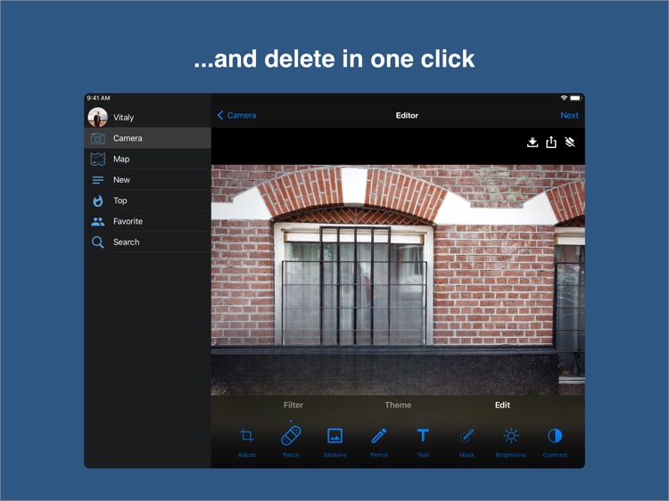 GradCit for iPad-Photo editor screenshot-3