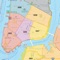 Interactive map of New York City showing all Precinct and Precinct Sector boundaries with crime/incident info
