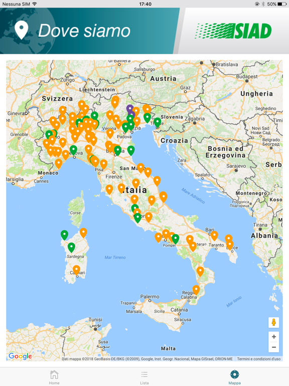 Screenshot #4 pour SIAD dove siamo