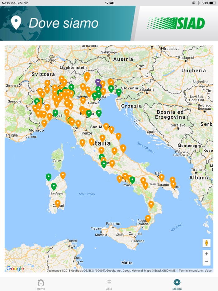 SIAD dove siamo
