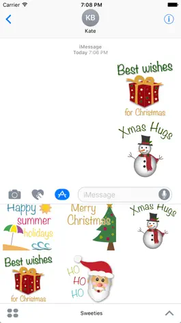 Game screenshot Sweeties for Messages hack