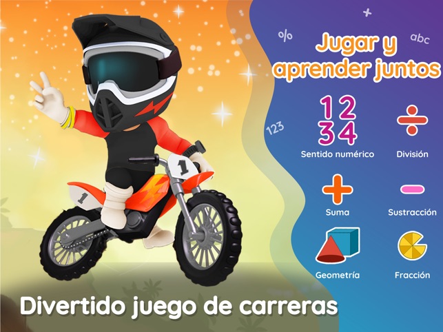 Jugando Juegos de Motos - Videos para Niños - Moto Bike Racing