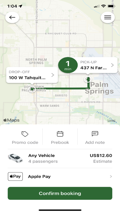 City Cab Palm Springs Screenshot