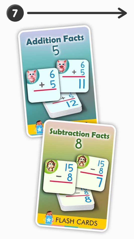 #9. 1st Grade Math Learning App (iOS) 由: Smart Kidz Club Inc.