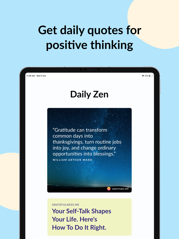 Gratitude - Journal Prompts