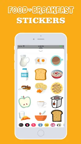 Game screenshot Food and Breakfast Stickers hack